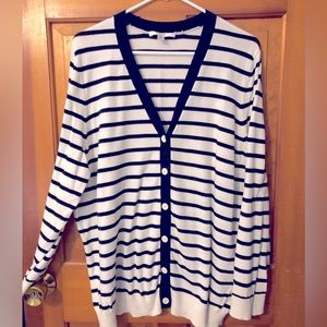 Liz Claiborne striped cardigan
